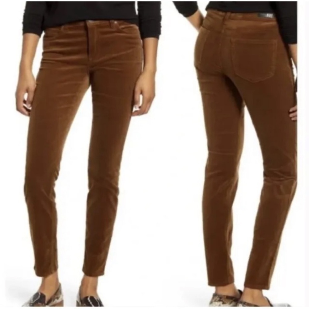 Kut from the Kloth Womens Diana Stretch Corduroy Skinny Pants Brown Size 8